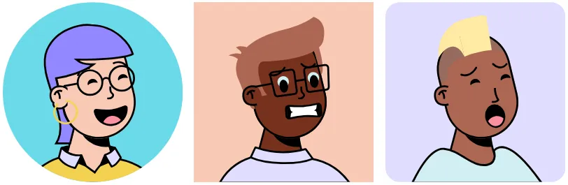 Avatar generated by react-nice-avatar